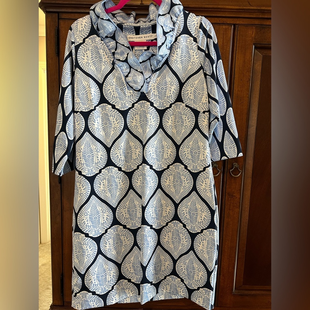 Gretchen Scott Ruffleneck Dress